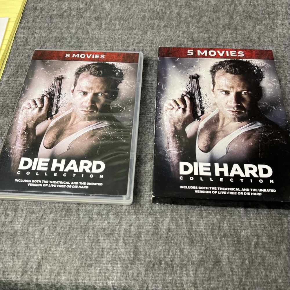 Die Hard Collection 5 Movie DVD Box Set Widescreen Action Bruce Willis Fox